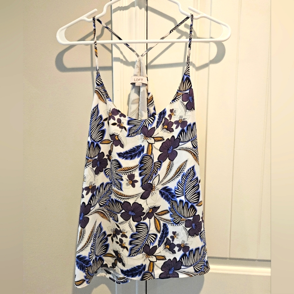 Loft Floral Racerback Camisole